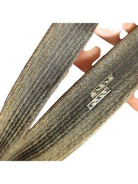Vintage Necktie Corsair Acetate Brown & Gold Striped Tie For Brown And Tan Suits